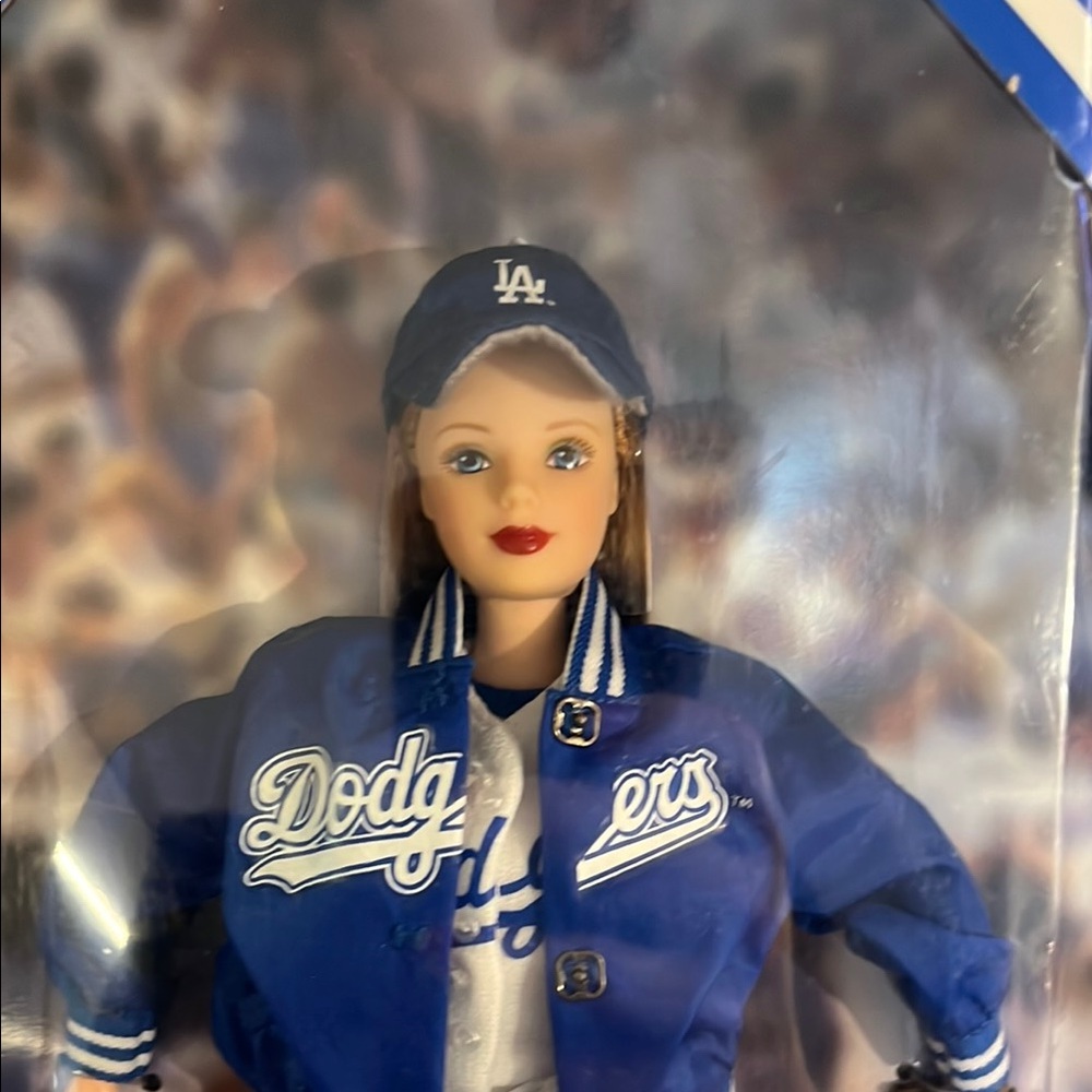 Barbie Dodgers Doll Blue and White Collectible - Picture 4 of 7
